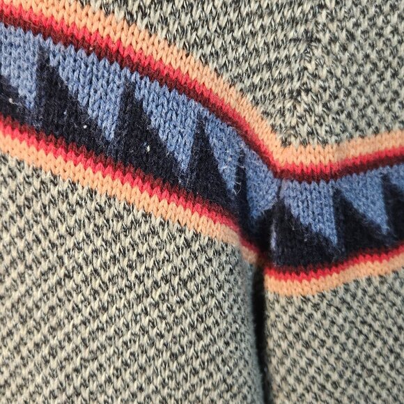 Mens American Eagle Outfitters boho southwestern gorpcore surf poncho hoodie L - Picture 4 of 11